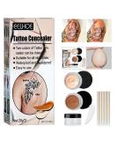 Waterproof Tattoo Cover Up Makeup for Scars, Dark Spots, Vitiligo - Professional Body Concealer Set - Buy Online on GoSupps.com