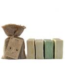 Dr. Cancy Handmade Aloe Vera & Goat Donkey Milk Soap Natural Chemical-Free | 4 Pack (140g) | Traditional Bio Soap with Nettle - Buy Online on GoSupps.com