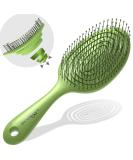 marQus Detangle Hair Brush - Ultra-soft Bristles for All Hair Types - Wet and Dry Hair - Lime Brush - 1pcs - Buy Online on GoSupps.com