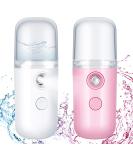 Honoson 2 Pieces Nano Facial Mister - Pink and White - Buy Online on GoSupps.com