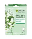 Garnier Hydra Bomb Cloth Face Mask for Normal & Combination Skin | Balancing & Moisturizing with Hyaluronic Acid & Green Tea - 28g - Buy Online on GoSupps.com