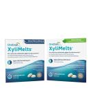XyliMelts Trial Pack 40 Mild Mint & 40 Neutral Adhesive Tablets for Dry Mouth Relief at Night | Fast International Shipping - Buy Online on GoSupps.com