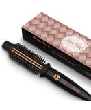 AmoVee Curling Iron 1 Inch, Dual Voltage Travel-Friendly Tourmaline Ceramic Ionic Hair Heated Round Brush, Professional Anti-Scald Instant Heat Up Hot Curling Brush for Long Hair, A Gift for Yourself - Buy Online on GoSupps.com