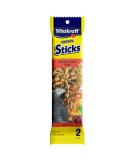 Vitakraft Crunch Sticks Parrot Treat - Apricot & Cherry Flavor - Long-Lasting Chewing Fun for Pet Birds - Buy Online on GoSupps.com