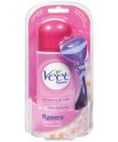 Veet Rasera Hair Removal Gel Cream Floral Sensation 145g - Bladeless Tool Included | Fast International Shipping - Buy Online on GoSupps.com