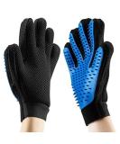 Pet Glove Grooming Tool + Furniture Pet Hair Remover Mitt for Cat & Dog - Deshedding Brush with Gentle Rubber Tips - Soft Massage Groomer Mitt (1 Right Hand) - Buy Online on GoSupps.com