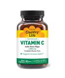 Country Life Vitamin C 1000mg with Rh 90-Count - 90 Ct (Pack of 1) | High Potency Immune Support Supplement - Buy Online on GoSupps.com