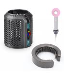 Upgraded Magnetic Hairdryer Filter Cover Compatible with Dyson Supersonic HD01 HD03 HD08 HD15 Models Hair Dryer Filter Cage with Filter Cleaning Brush Spare Parts (Gray) - Buy Online on GoSupps.com
