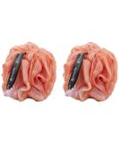 Bodylife Body Buffer Puff Exfoliating Bath & Shower Body Pouf Scrunchie Body Scrubber Copper & White 55g Twin Pack - Buy Online on GoSupps.com