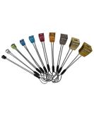 ALPIDEX chocks set 10 pieces size 1-10 clamping device safety trad climbing clean climbing wire loop - Buy Online on GoSupps.com