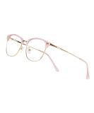 Buy Joxigo Blue Light Filter Computer Glasses for Men & Women - UV Protection Case Included Anti-Headache Eye Fatigue Relief - Pink & Gold Gaming Glasses for PC TV Tablet - Buy Online on GoSupps.com