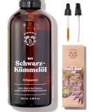 Bionoble Organic Black Cumin Oil 100ml - Cold-Pressed Vegan Black Seed Oil for Face Body & Hair - Egyptian Unfiltered Oil with Pipette & Pump - Buy Online on GoSupps.com