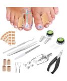 Ingrown Toenail Treatment Tool Kit Professional Ingrown Toenail Removal Kit with File and Lifter Toenail Corrector Patch and Toe Protectors Toe Nail Clippers for Thick Nail Correction Pain Relief - Buy Online on GoSupps.com