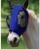 Buy Harrison Howard Stretchable UV Protection Fly Mask - Extra-Full Dark Blue with Full Visibility & Ventilated Earmiths - Ideal for Horses - Buy Online on GoSupps.com