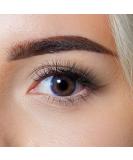 Buy Charmiga Gleam Violet Colored Contact Lenses - Annual Soft Hydrogel | 0.0 Diopters | 2 Pieces + Lens Containers | Natural Purple Color - Buy Online on GoSupps.com