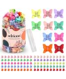 ADRIONE Colorful Mini Butterfly Hair Clips 100 Pack - Toddler & Infant Hair Accessories for Girls - 90s Baby Style - Fine Hair Clips for Bangs - Buy Online on GoSupps.com