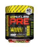 NXT Nutrition TNT Nuclear Pre Workout Drink - Strawberry Lime Crush | L-Citrulline Beta Alanine Caffeine Blend for Pump Endurance & Focus - 40 Servings Vegan - Buy Online on GoSupps.com