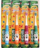 GUM Crayola Pip-Squeaks Kids Toothbrush - Ultrasoft, 4-Pack - Assorted Characters - Buy Online on GoSupps.com