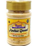 Rani Amchur (Mango) Ground Powder Spice 3oz (85g) PET Jar  All Natural, Indian Origin | No Color | Gluten Friendly | Vegan | NON-GMO | No Salt or fillers Powder (Jar) 3 Ounce (Pack of 1) - Buy Online on GoSupps.com