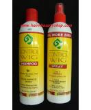 Control Wig Care Set: Spray & Shampoo for Human & Synthetic Hair Wigs International Shipping Available - Buy Online on GoSupps.com