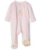 Little Me Baby Girls' Side Snap Footie in Light Pink Pattern - Size 0 Months - Buy Online on GoSupps.com
