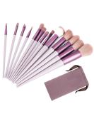 13-Piece Professional Makeup Brush Set | Face & Eye Cosmetics Brushes for Foundation Concealers & Blush | International Shipping Available - Buy Online on GoSupps.com