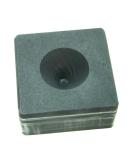 3oz High Density Graphite Mini Conical Mold for Gold, Silver, and Black Sand Casting - Buy Online on GoSupps.com