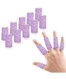 Finger Compression Sleeves for Arthritis & Swelling Light Purple Thumb Brace for Trigger Finger Support One Size Ideal for Basketball & Sports - Buy Online on GoSupps.com