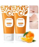 2PC Orange Exfoliating Gel - Deep Moisturizing Face & Body Scrub for Pore Cleansing | International Shipping - Buy Online on GoSupps.com