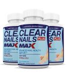 Buy Justified Laboratories Clear Nails Plus Max - 3 Pack Probiotic with 40 Billion CFU | 60 Capsules for Healthy Nails - Buy Online on GoSupps.com