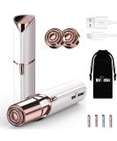 Facial Hair Remover for Women Hair Removal Device for Women Rechargeable Epilator for Women for Face Included 2 x Replacement Heads Painless Lady Shavers for Lip Mustache Chin - Buy Online on GoSupps.com