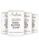 SheaMoisture Coconut Oil Shea Butter Soap 8 oz (4 Pack) | Cruelty-Free Skin Care - Buy Online on GoSupps.com