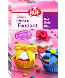 Ruf fondant red yellow blue suitable for shaping figures flowers and letters modeling fondant roll fondant without palm oil gluten -free and vegan 225g 250 g (1 Pack) - Buy Online on GoSupps.com