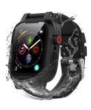 YOGRE Apple Watch 42mm Series 3/2 Waterproof Case with Screen Protector | Full Body Protective Dustproof Cover for iWatch 42mm Black - Buy Online on GoSupps.com