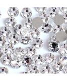 1440 SS20 Clear Crystal Flat Back Rhinestones - 4.8mm Glass Stones Glitter Gems - Faux Diamond - Buy Online on GoSupps.com
