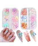 3D Aurora Bow Nail Charms - 72PCS Colorful Resin Bowknots for Nail Art Design - DIY Nail Jewelry Supplies - Buy Online on GoSupps.com