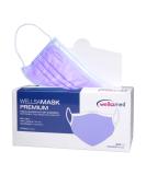 Wellsamed Wellsamask Type IIR Medical Face Masks Lavender - 50 Pack - High-Quality Elastic Band - International Shipping Available - Buy Online on GoSupps.com