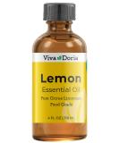 Viva Doria 100% Pure Lemon Essential Oil, Undiluted, Food Grade, Southwest - USA Lemon Oil, 118 mL (4 Fl Oz) - Buy Online on GoSupps.com