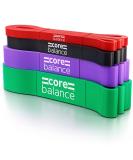 Assisted Pull Up Bands Set - Natural Latex Resistance Strength Training (Light to Extra Heavy) - Buy Online on GoSupps.com