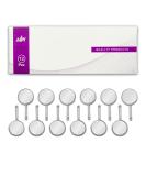 Professional Dental Mirror Attachments - 12 Pack 2.4 cm Stainless Steel Grip Mirrors for Tooth Cleaning & Mouth Hygiene Inspection - Buy Online on GoSupps.com