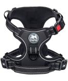 POPOT No Pull Dog Harness - Reflective Pet Vest with Control Handle for Daily Training & Walking - Black Medium - Buy Online on GoSupps.com