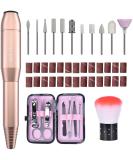 Melodysusia 11-in-1 Electric Nail File Set - Professional Gel Nail Cutter & Pedicure Kit for Nail Studios & DIY Manicures | Golden D-PROFI - Buy Online on GoSupps.com