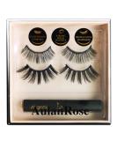 Magnetic Eyelashes Natural Look - 3D Volume MIX with Eyeliner Kit | Reusable Cruelty-Free & Vegan Waterproof Liner - Buy Online on GoSupps.com