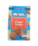 Midel Gluten-Free Ginger Snaps - 8 oz (Pack of 8) | Crunchy Cookies with Real Ginger - Buy Online on GoSupps.com