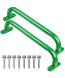Purife 17.5 Inch Metal Swing Sets Slider Handle Bar Set of 2 - Green Playground Safety Handles, Playset Grab Handles, Outdoor Hand Grip Bar for Playhouse, Jungle Gym, Climbing Frame,Treehouse - 500LBS 17.5 inch- 2pack - Buy Online on GoSupps.com