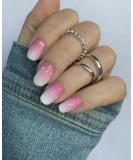 Zaubern gel4Home Nail Foils - 16 Pieces Babyboom Pinky Coarse Glitter Nail Wraps for Stunning Nails | International Shipping Available - Buy Online on GoSupps.com