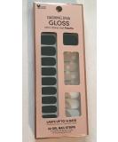 Dashing Diva Gloss Nail Strips - Ivy Twist | UV Free & Chip Resistant Gel Nail Stickers | 32 Wraps + Prep Pad & File - Long Lasting Manicure - Buy Online on GoSupps.com