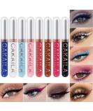 EVPCT 8 Colors Liquid Makeup Eyeliner Set - Waterproof Stamp Shapes Eye Liners for Women - Delineadores de colores para ojos - Buy Online on GoSupps.com
