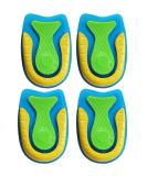 Men's Gel Heel Cups for Heel Pain Relief and Shock Absorption - Silicon Pads for Plantar Fasciitis, Bone Spurs - Size 6-12 - Buy Online on GoSupps.com