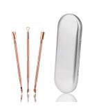 Stainless Steel Cuticle Pusher Set - Double Ended Nail Gel Polish Remover & Triangle Peeler Scraper - Manicure Tools for Fingernails and Toenails - 3 Pieces (Rose Gold) - Buy Online on GoSupps.com